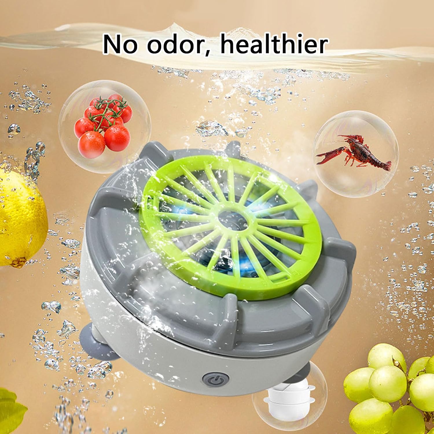USB Rechargeable Vegetable Fruit Washer With Ionization Technology For Efficient Food Cleaning Freshnesses Preservations Efficient Fruit Vegetable Washer
