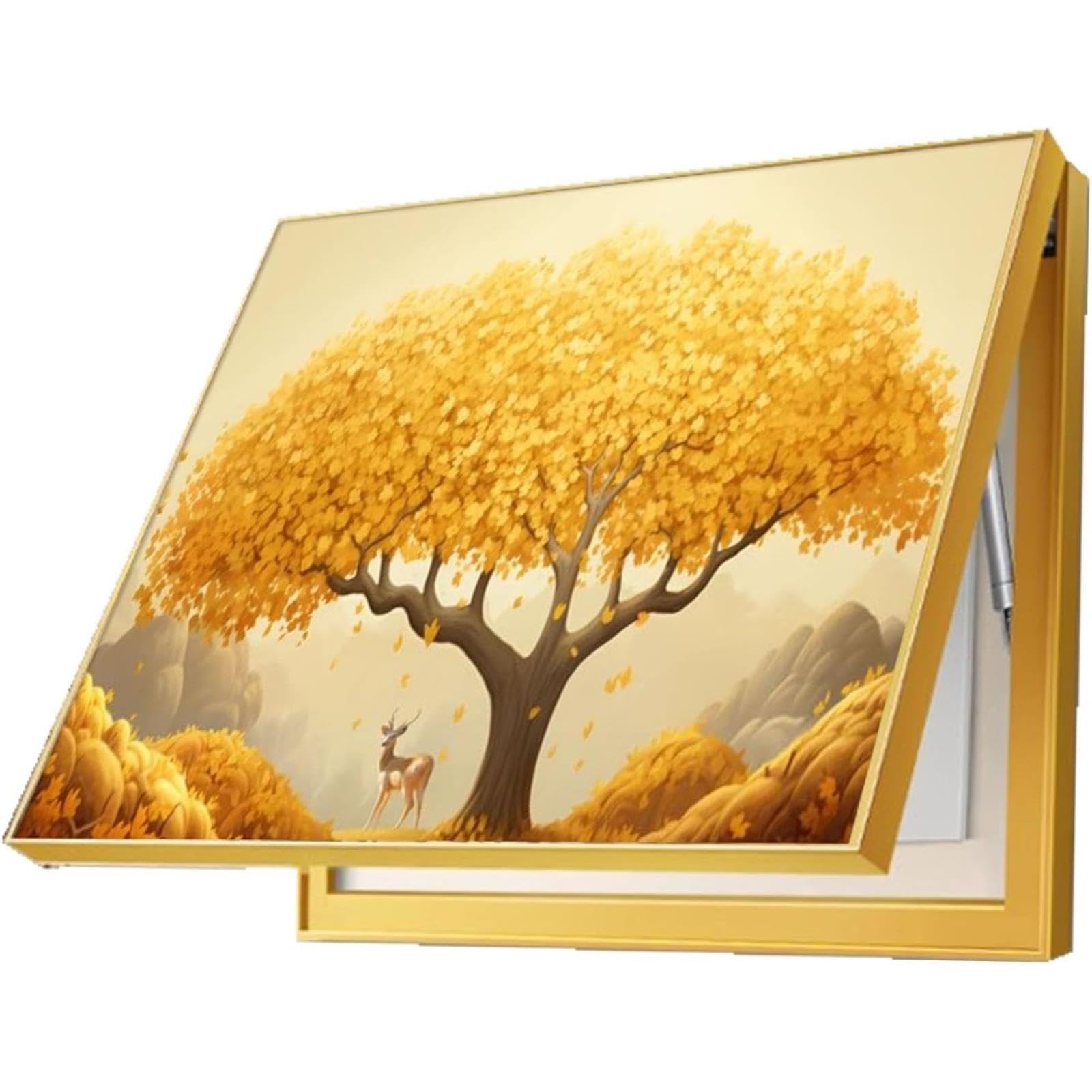 Electrical Panel Cover, Hidden Electric Meter Box Decorative Painting, Easy Installation Distribution Box Cover, Hallway, Corridor, Living Room, Modern Wall Art