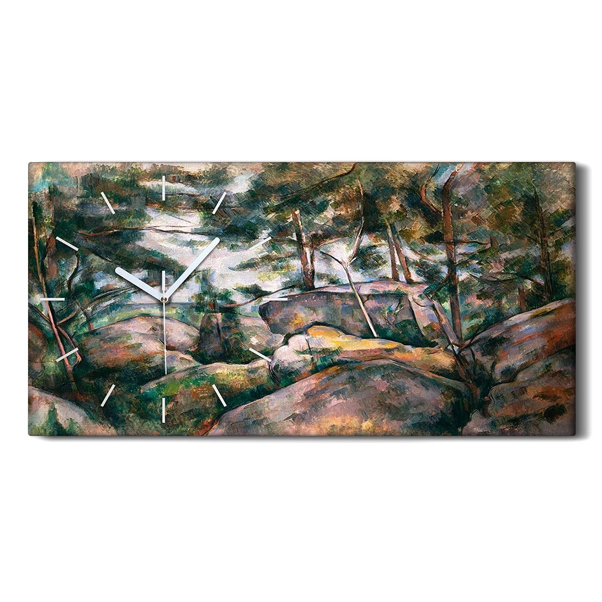 Horloge sur Toile Nature Silencieuse pour une Chambre Zen