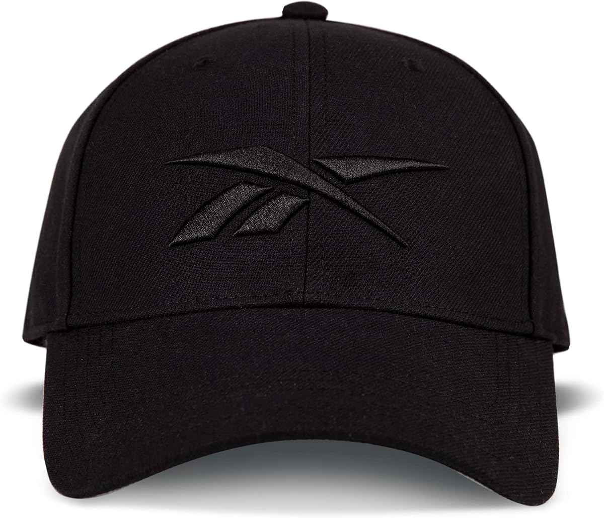 Reebok Vector Baseball Hat | Snapback | Six Panel | Casual | Everyday | Sun Protection | Lightweight | Breathable