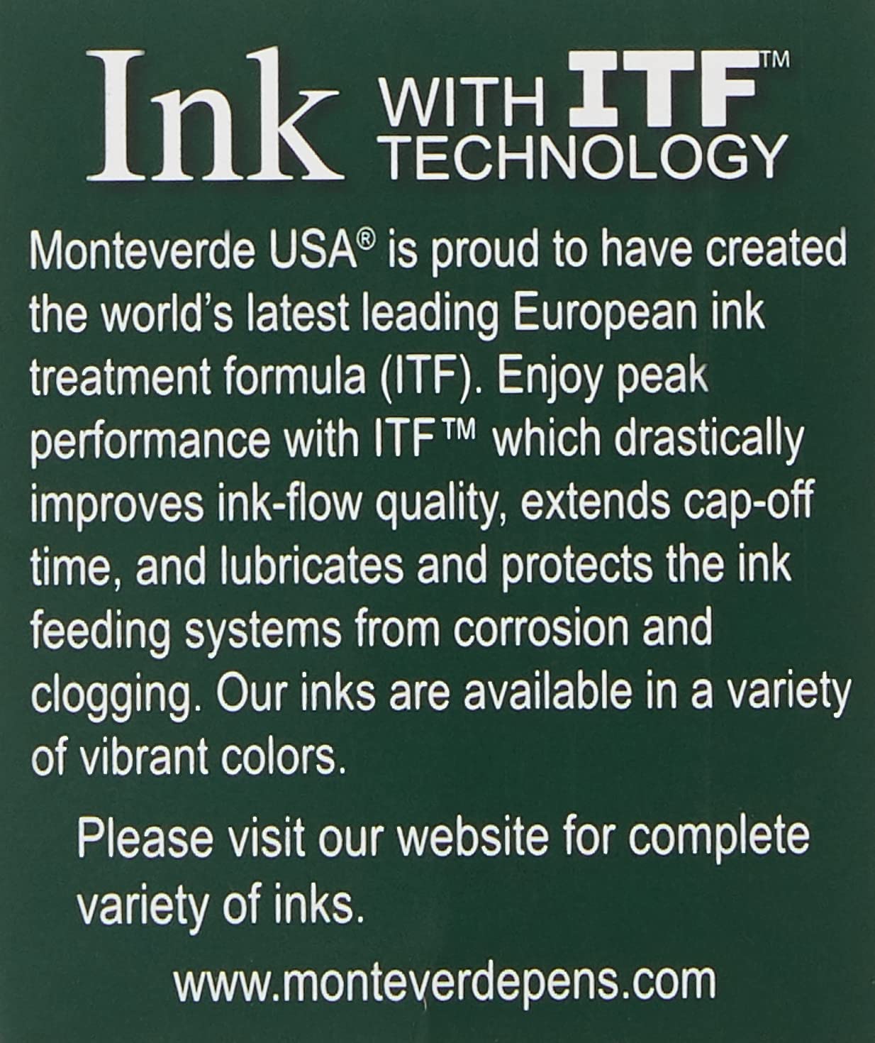 Monteverde G308CN 90 ml 'Copper Noir Part of The Noir Collection' butelka z atramentem