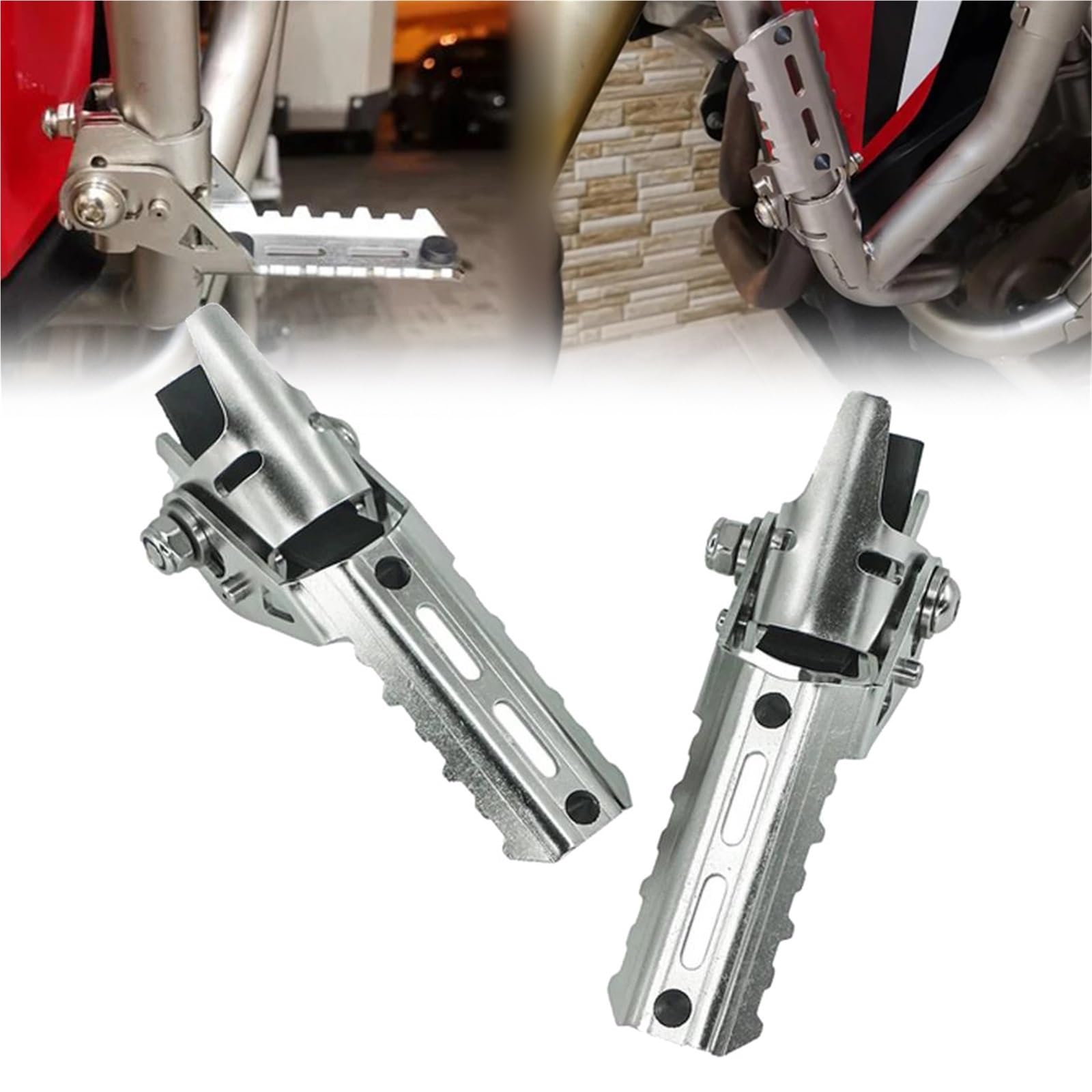 Repose-pieds moto pliables pour longs trajets en R1200GS LC
