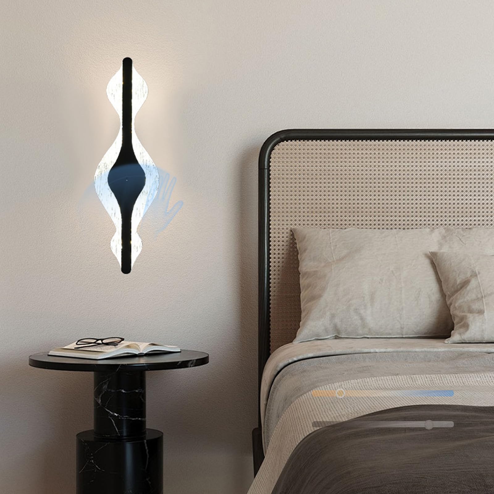 Lámpara de pared regulable con sensor para iluminar escaleras y dormitorios modernos 8