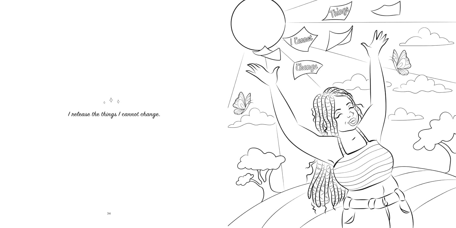 Mind, Body, & Soul: A Self-Care Coloring Book for Black Women (Self-Care for Black Women Series)