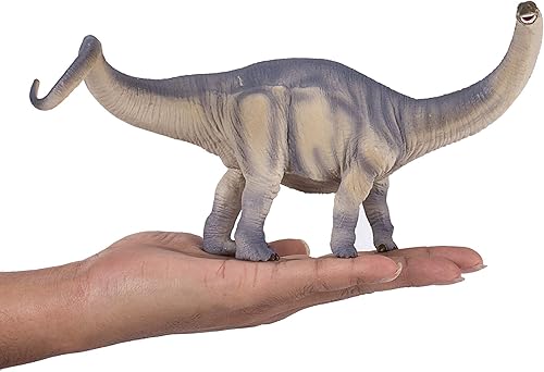 Miniatura 3 de MOJO Figura de juguete pintada a mano de dinosaurio realista de brontosaurio de lujo