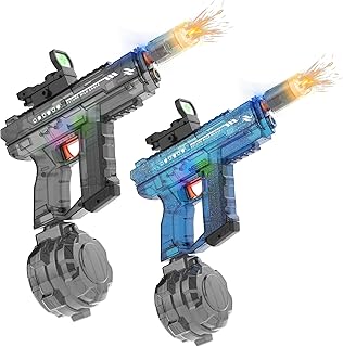 Electric Water Guns for Adults & Kids,Realistic Automatic Water Gun with 26-32 FT Long Range,800ml Large Water Tank,Splash-Resistant Design,Summer Outdoor Pool Beach Toy for Backyard Games(2 Pack)