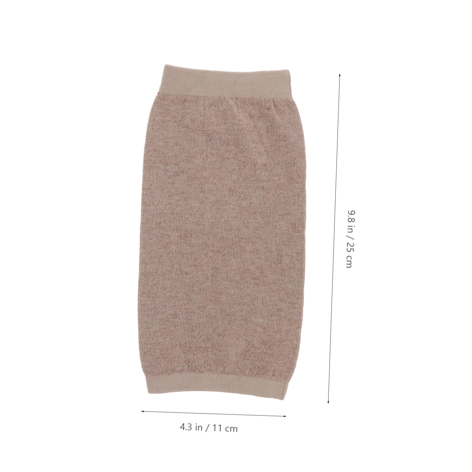 COLLBATH Knee Support Sleeves 2 Short Warm Kneecaps Cashmere Elastic Lightweight for Men Women for Sports Kneecap Reduces Pain