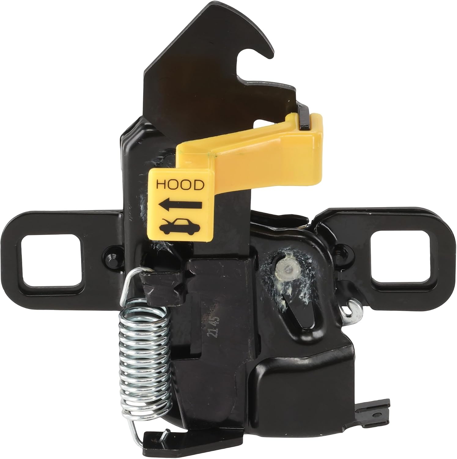 Compatible with 96-98 Mustang V6 & V8 Front Hood Latch Lock Bracket Steel FO1234122 F6ZZ16700AA