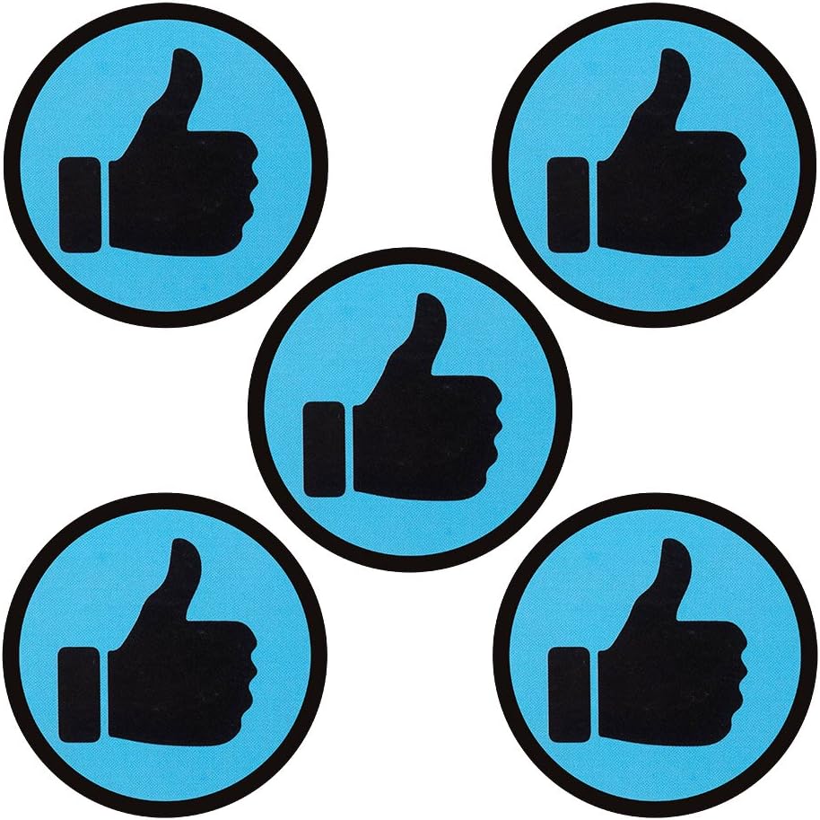 5 Thumbs Up Magnets - 2 Inch - Like Magnets - Fridge Magnets - Office Magnets - Whiteboard Magnets for Magnetic Board, Magnetic Whiteboard.