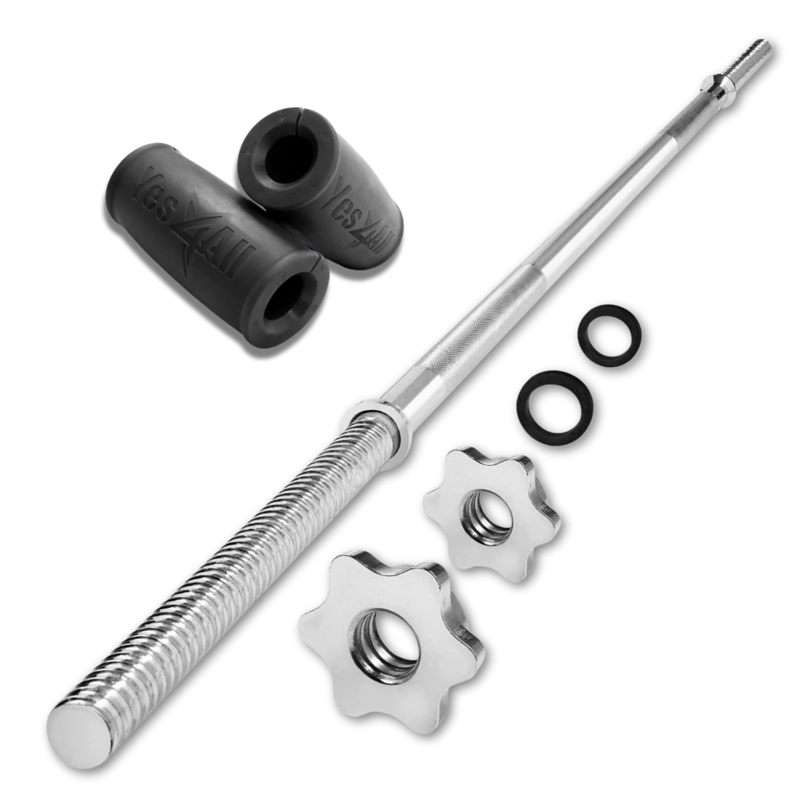 Standard Straight Barbell 60 inch & Xtreme Grip For Workout