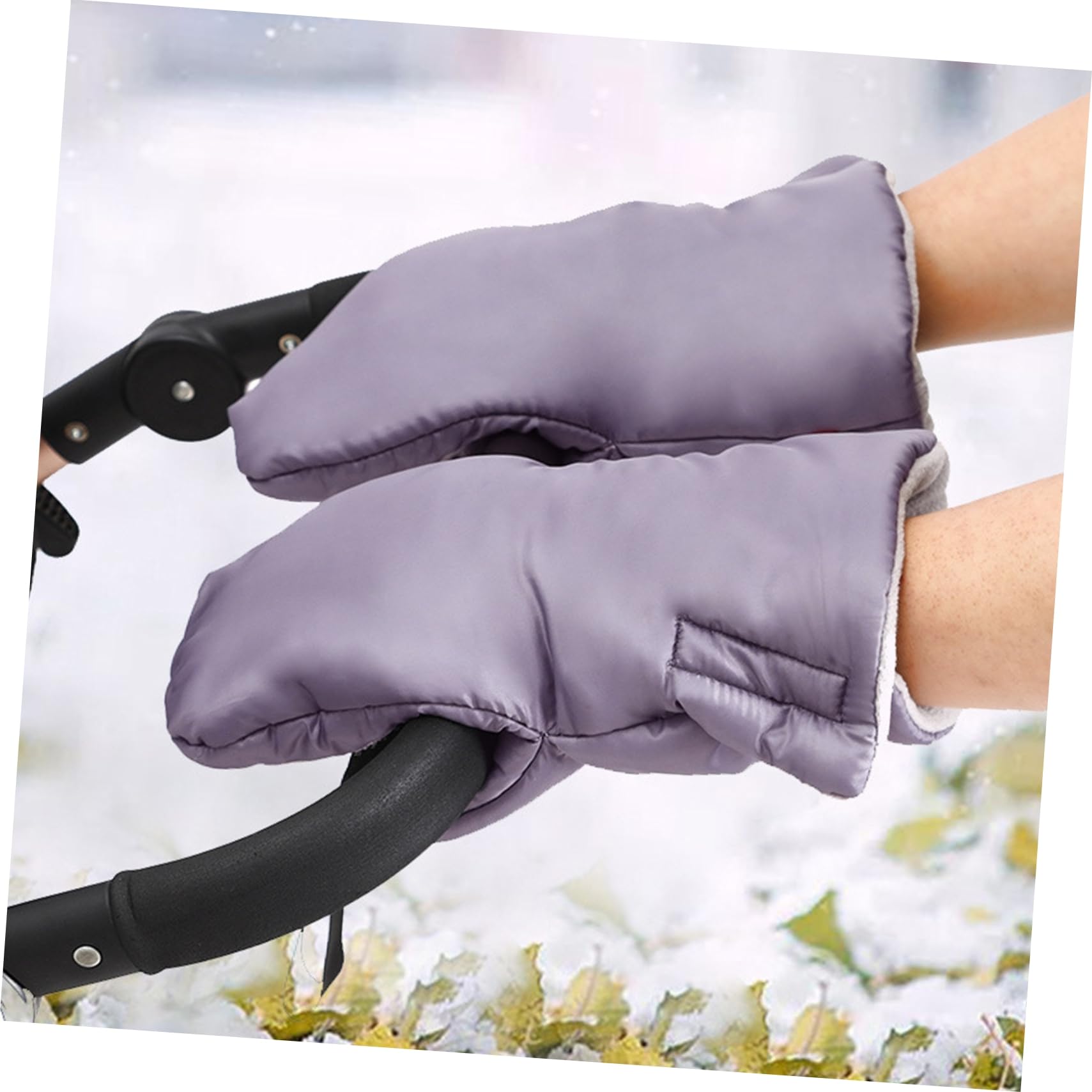 PRETYZOOM 3 Pares Guantes De Manillar Guantes De De Mano Guantes Calientes Guantes Anticongelantes Guantes De Cochecito De Bebe Paseante Tela Oxford contra El Frío