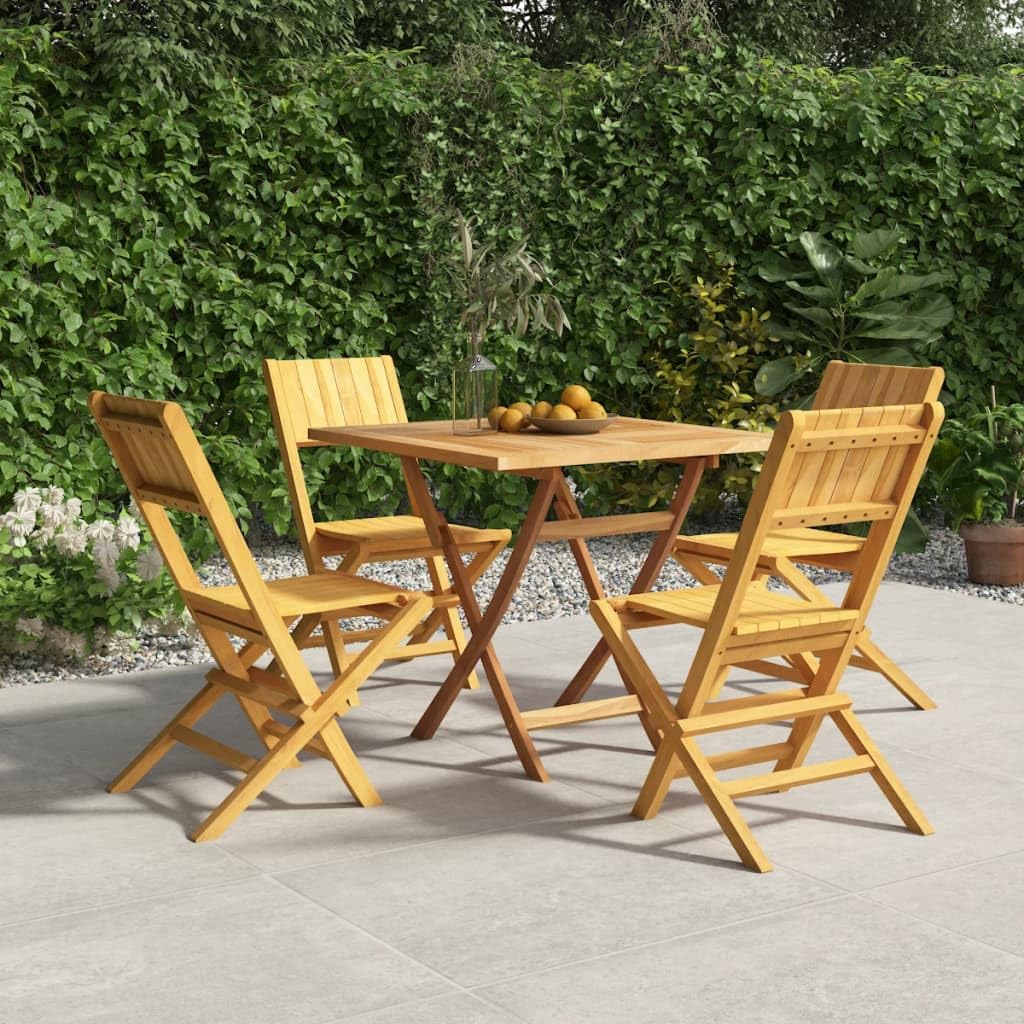 Table de jardin en teck Homgoday pour partager de grands repas en terrasse