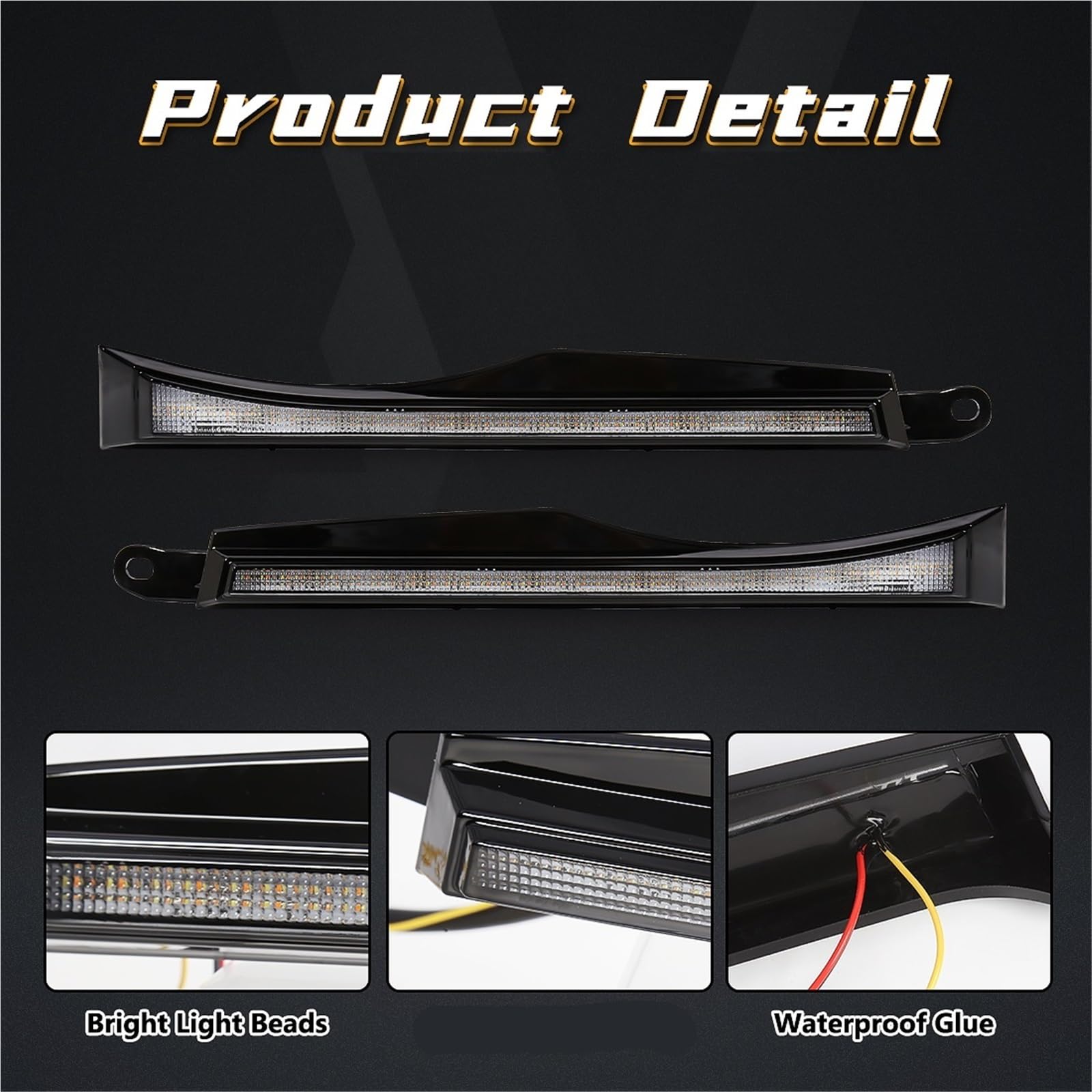 Luce Di Marcia Diurna A LED Auto Bianca, DRL, Gialla Dinamica Indicatore Direzione 12 V Per Toyota Per Tacoma 2005 2006 2007 2008 2009 2010 2011 Lampada Faro Auto