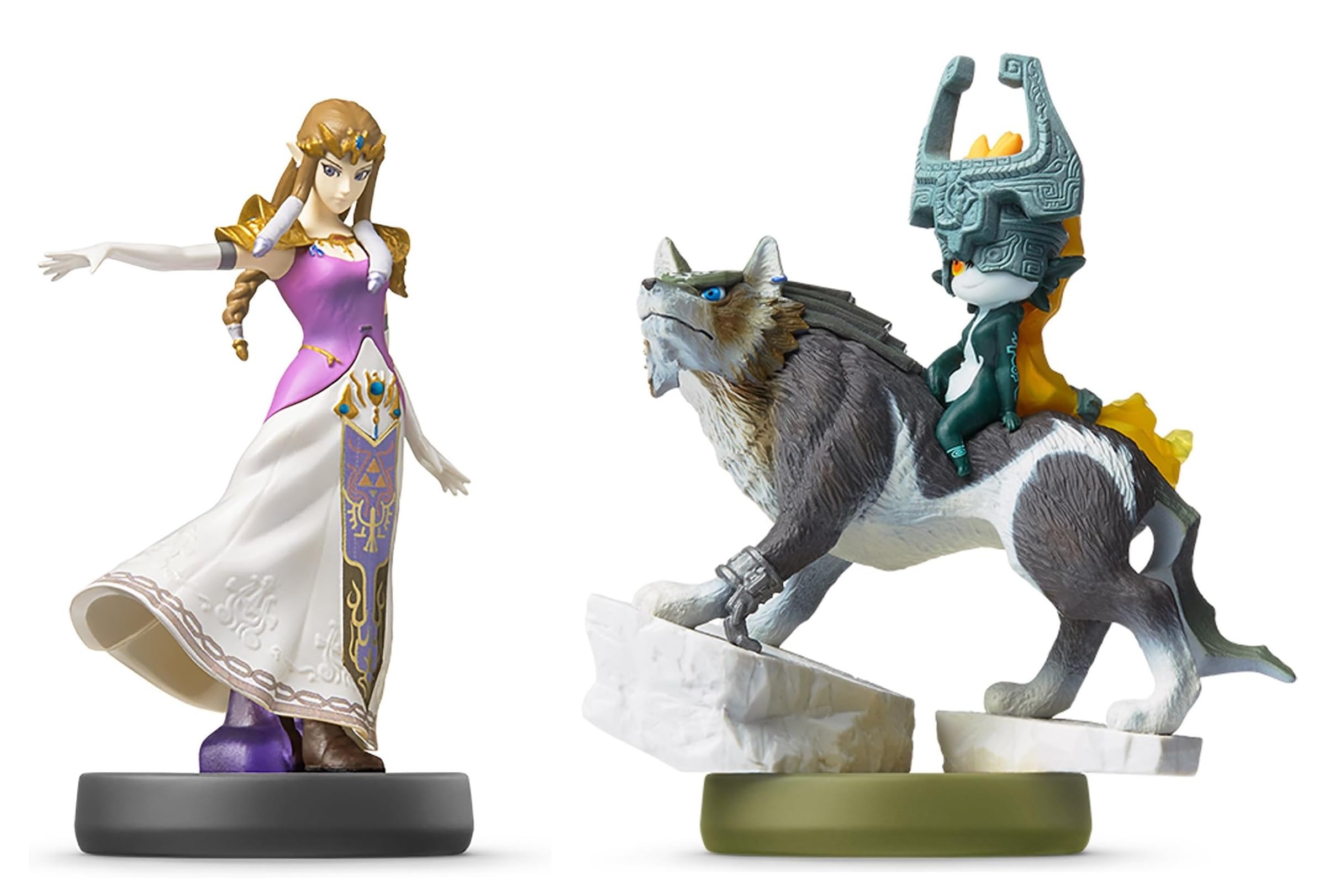 Amazon.co.jp: amiibo/ゼルダの伝説/2種セット/(ウルフリンク/ゼルダ 