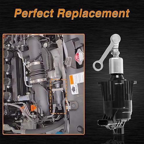 Miniatura 8 de FUSCH Válvula solenoide electrónica del turbocompresor del actuador Turbo Wastegate (con arnés de enchufe de 5 pines) Compatible con Honda Civic