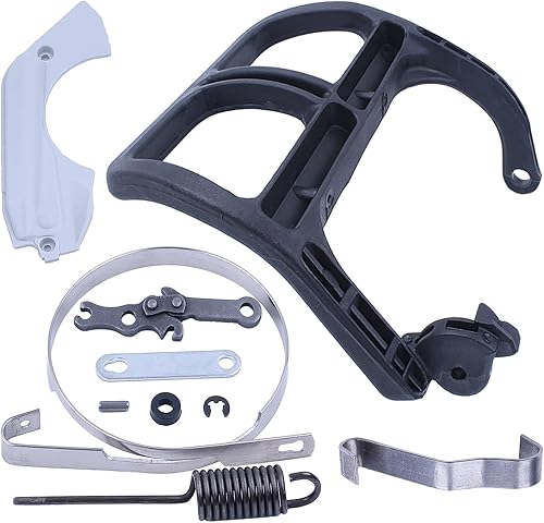 Miniatura 2 de Para Stihl 017 018 MS170 MS180 para piezas de motosierra, kit de mango de freno de cadena, 1130 792 9100, 1130 021 1100, 1123 160 5400.