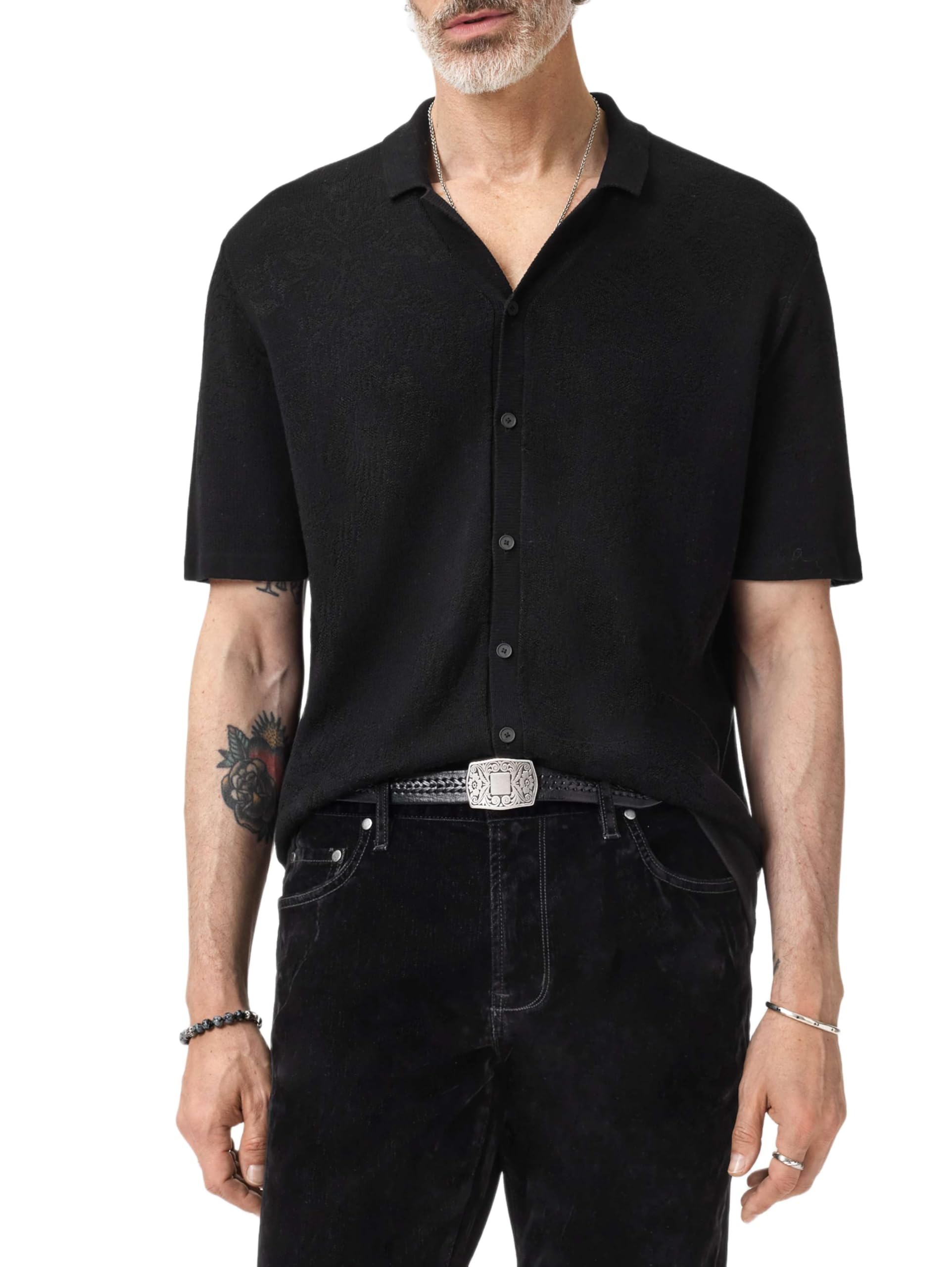 John Varvatos Arlon Shirt Black XL