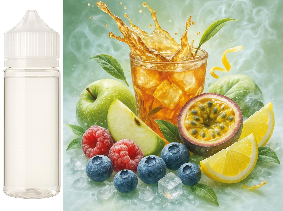 Teaquake – zielona herbata mix owocowy Ice aromat koncentrat – Wegański – Sasami – 100ml