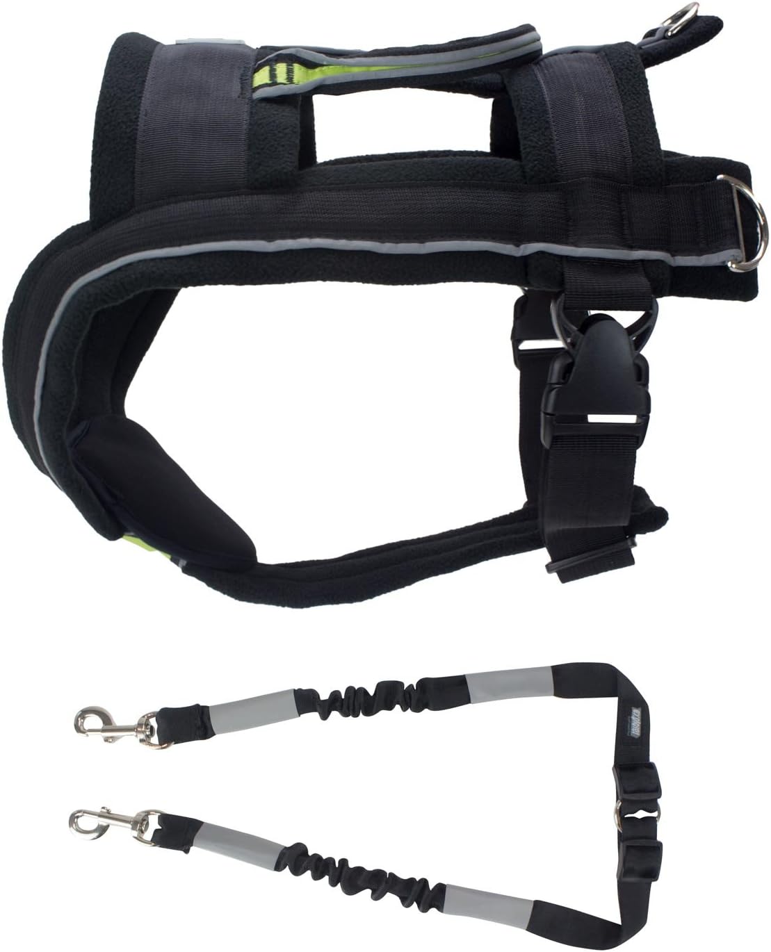 Frontpet Dog Pulling Harness & Pulling Leash Adjustable