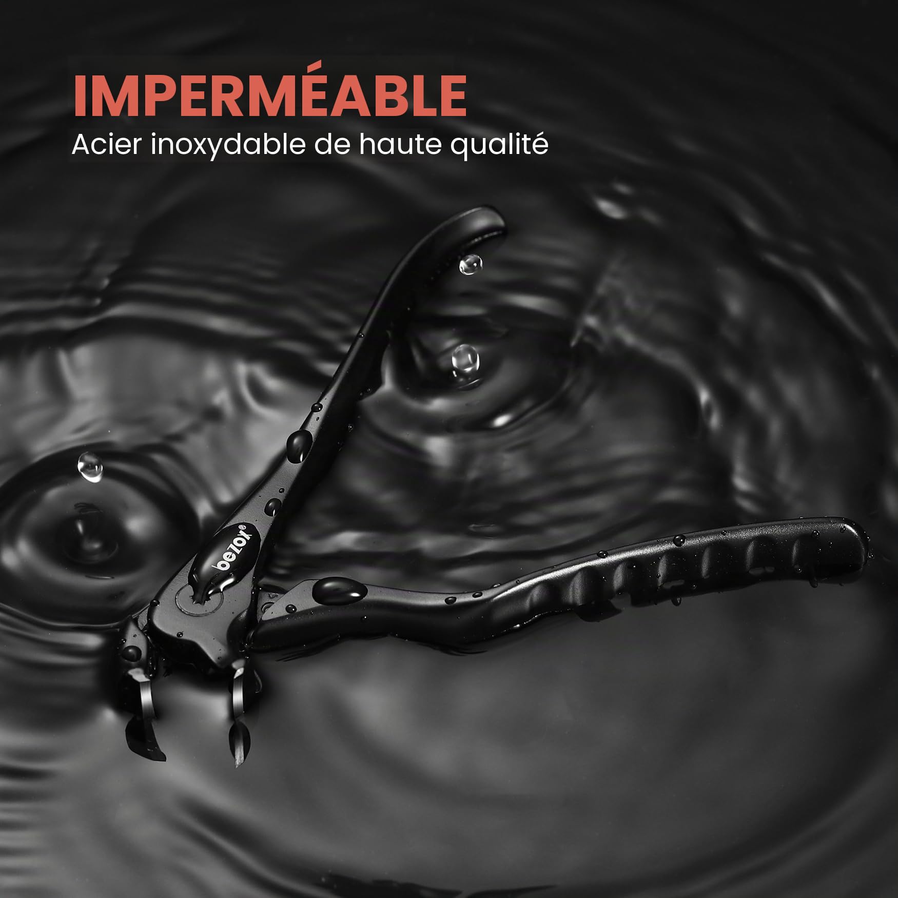 BEZOX ergonomique pour personnes âgées - Coupe-ongles à long manche avec récupérateur - Coupe-ongles d'orteils pour ongles épais - Coupe-ongles de précision