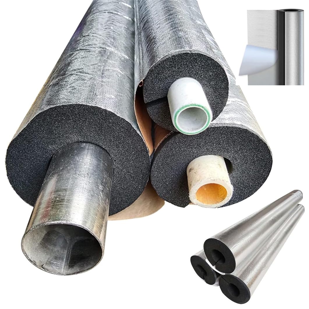 Rura z pianki izolacyjnej z samoprzylepną folią aluminiową