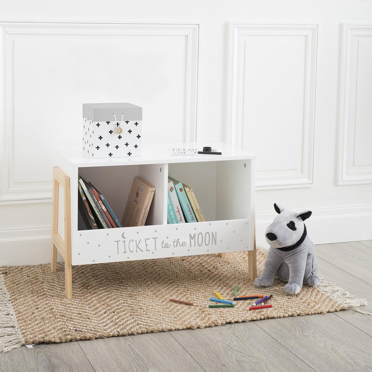 ATMOSPHERA CREATEUR D'INTERIEUR - Libreria per bambini bianca H40cm
