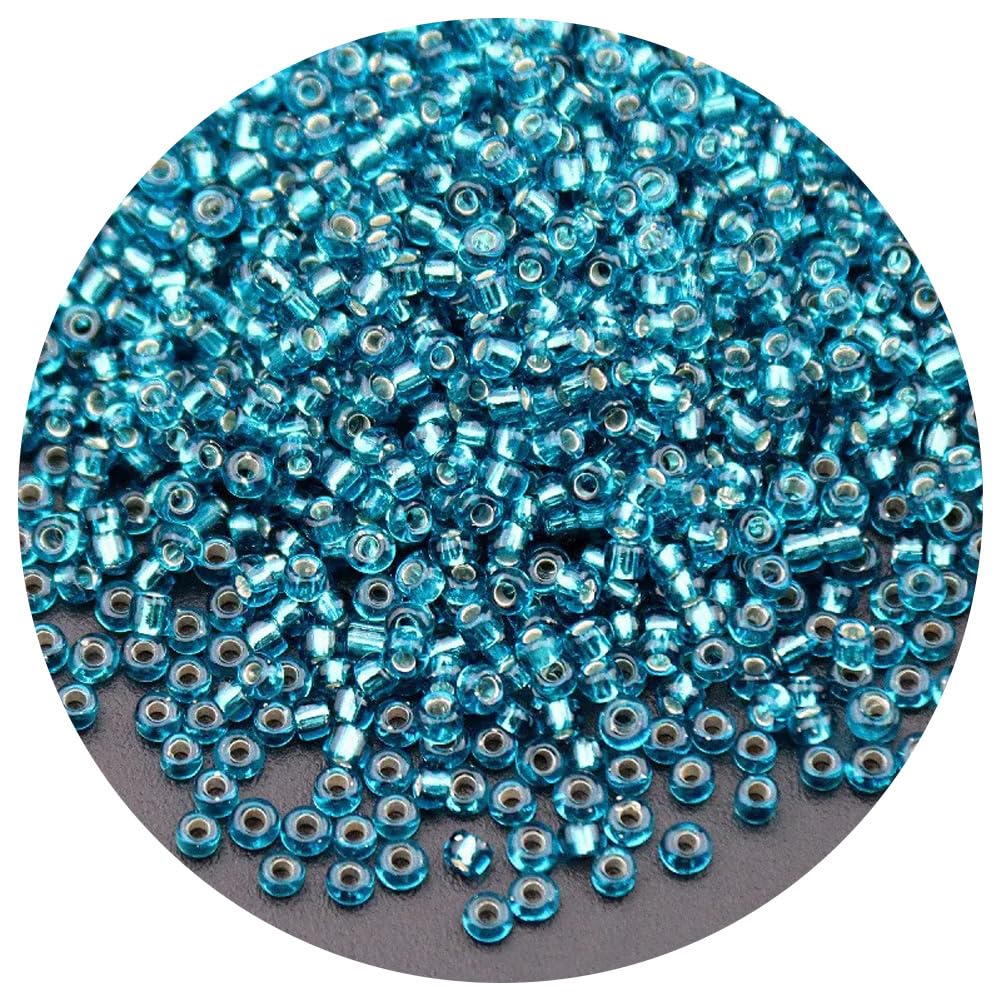 Cuentas De Vidrio De 3 Mm, Pequeñas Cuentas De Poni Translúcidas, Espaciadoras Sueltas para Bordado, Manualidades Y Joyería, 450 G (Aproximadamente 18000 Unidades)