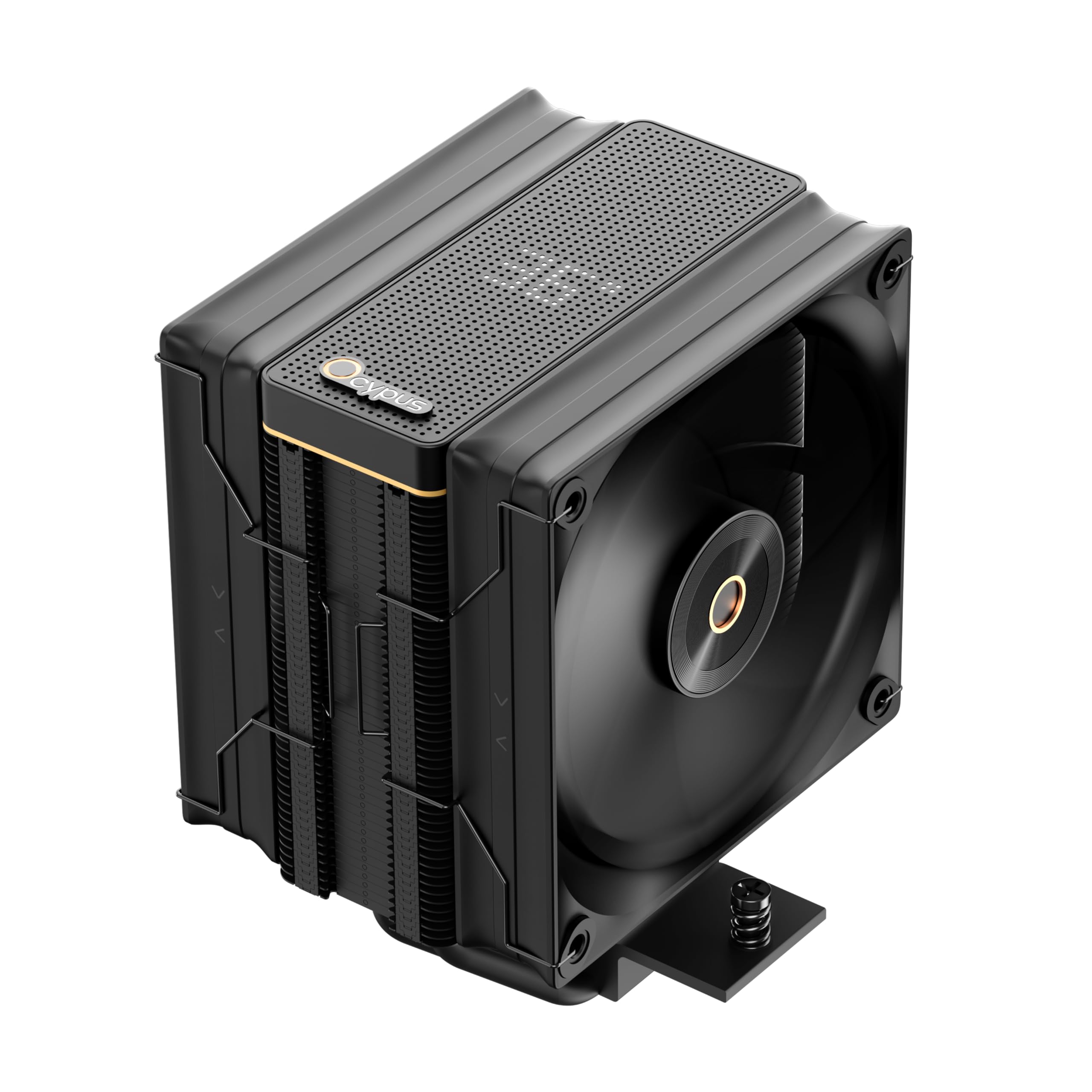 Air Cooler Ocypus Iota A40 Dual Fan Preto com Display Dot Matrix de Temperatura TDP 220W
