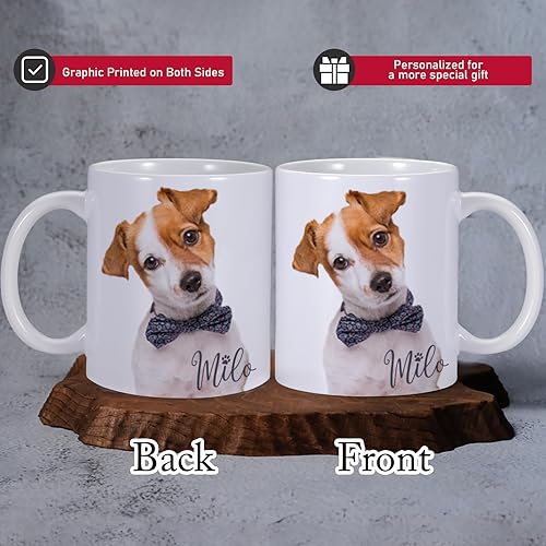 Miniatura 2 de Taza personalizada para perro, tazas personalizadas con nombre de imágenes de mascotas, taza de café personalizada para mascotas, regalo para