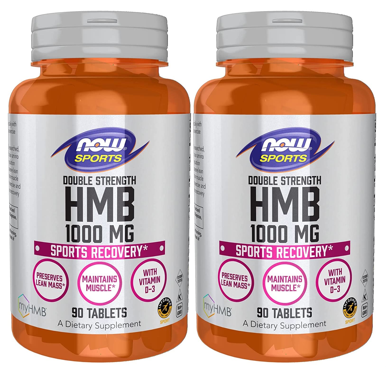 Amazon.co.jp: 2個セット HMB 1,000 mg 90 タブレット NOW FOODS 海外 