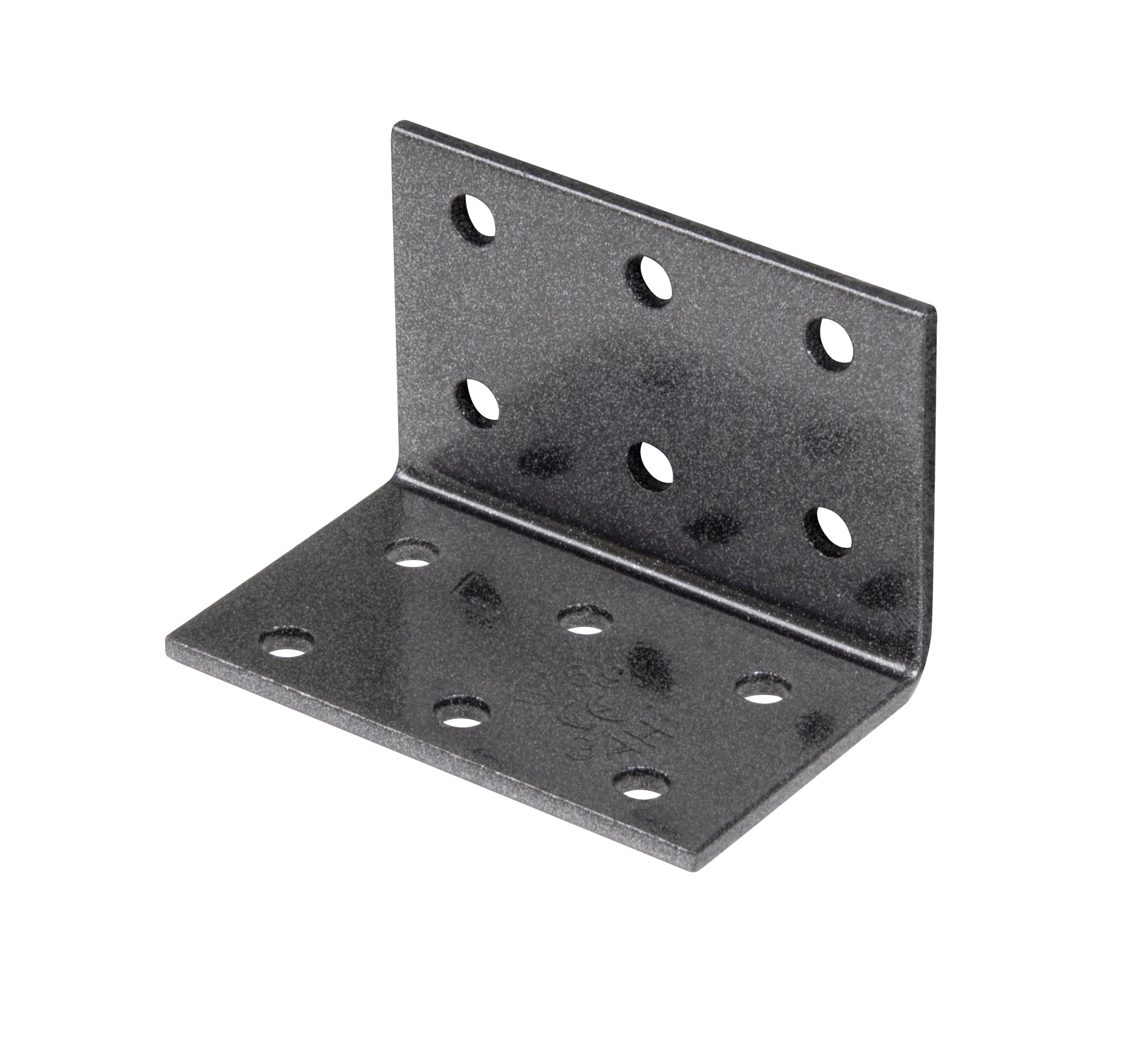 Alberts 823009 DURAVIS® Lochplattenwinkel | schwarzdiamant duplexbeschichtet | Größe 40 x 40 x 60 mm | 50er Set