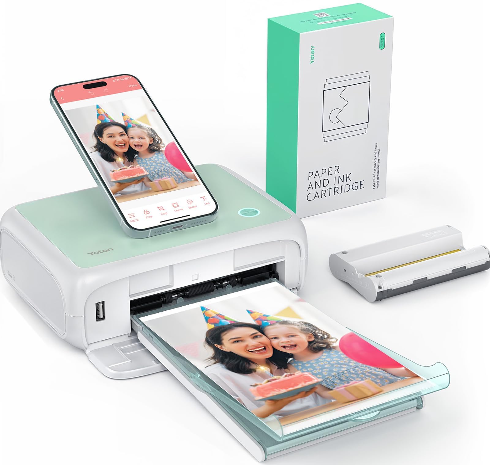YOTON Photo Printer 4x6 Green