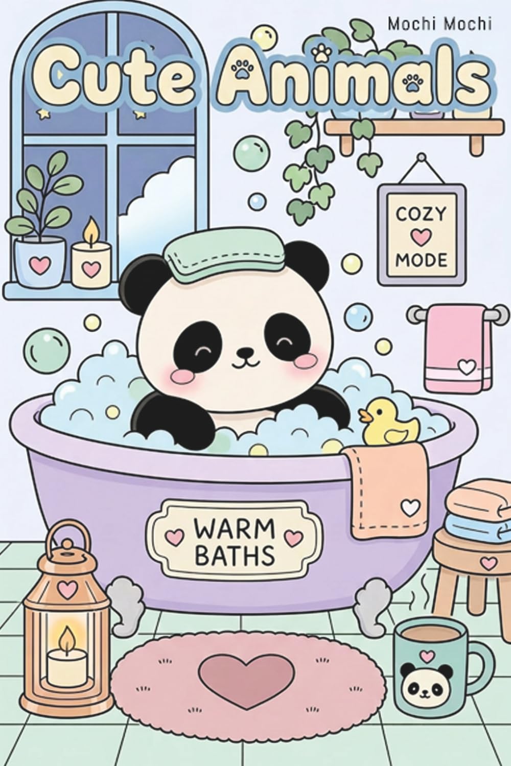 CUTE ANIMALS: Relaxing Coloring Book