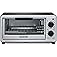 Proctor Silex 4 Slice Countertop Toaster Oven, Multi-Function with Bake, Toast and Broiler, 1100 Watts, 30 min timer and auto