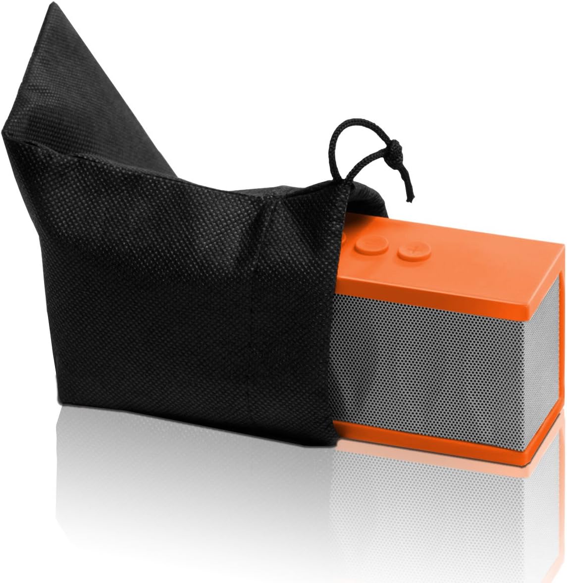 Photive CYREN Portable Wireless Bluetooth Speaker with Built in Speakerphone 8 hour Rechargeable Battery (Orange)
