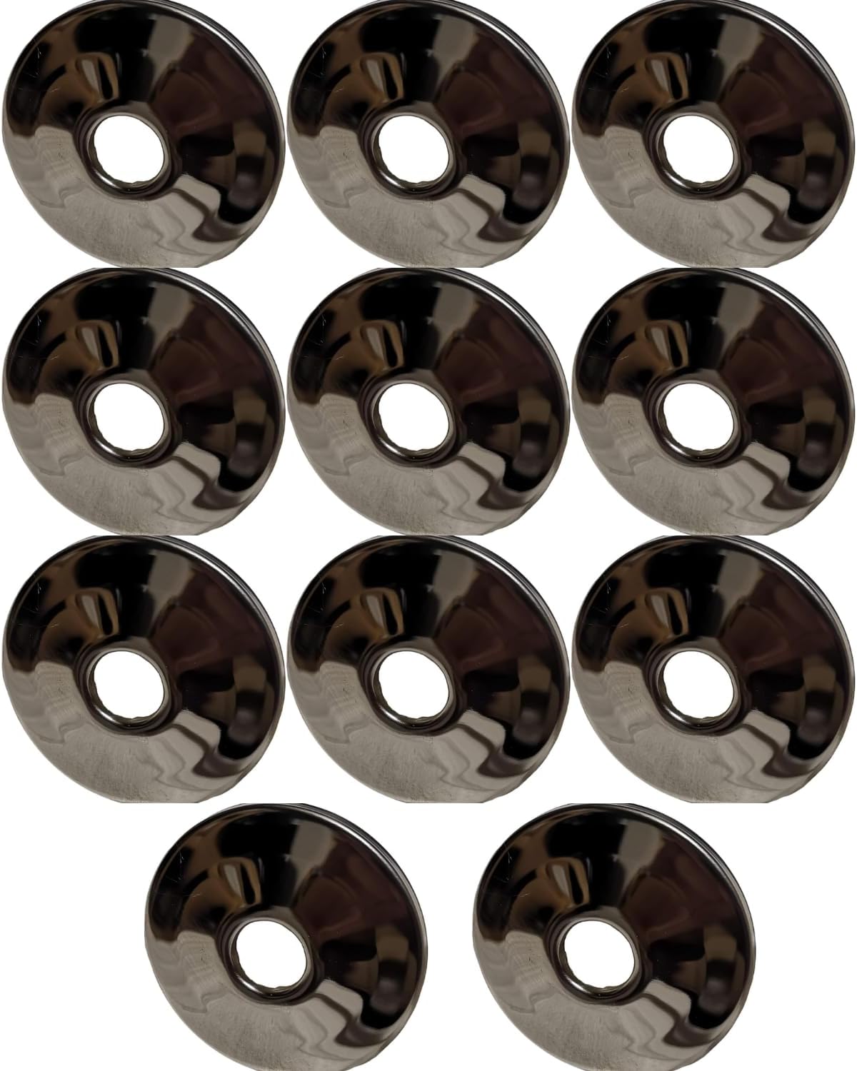 XFITTING 100-PACK 1/2" Chrome Plated Escutcheons, for 5/8" OD Tubing