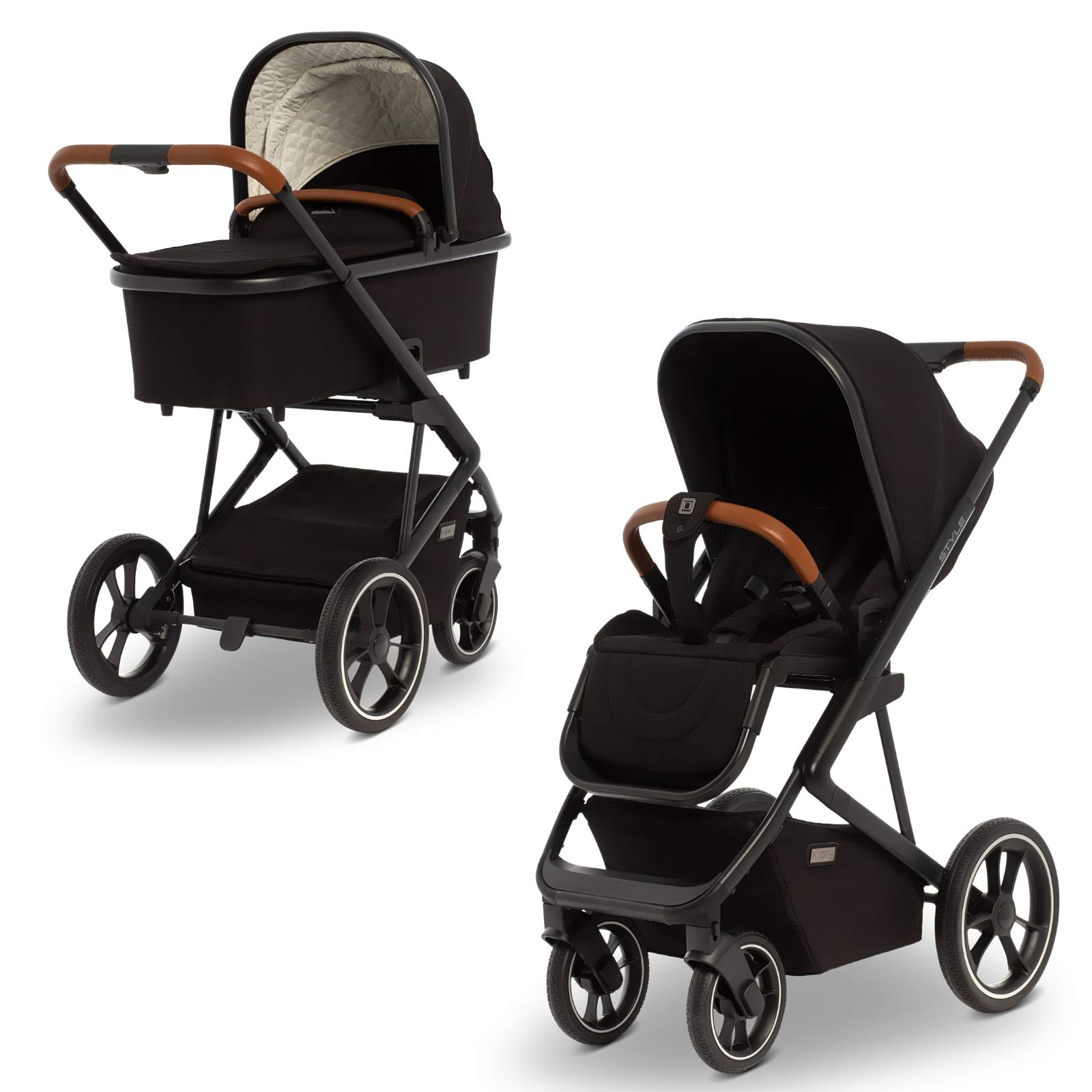 Moon Kollektion 2020 Kombi Kinderwagen Style black | 63950500-201