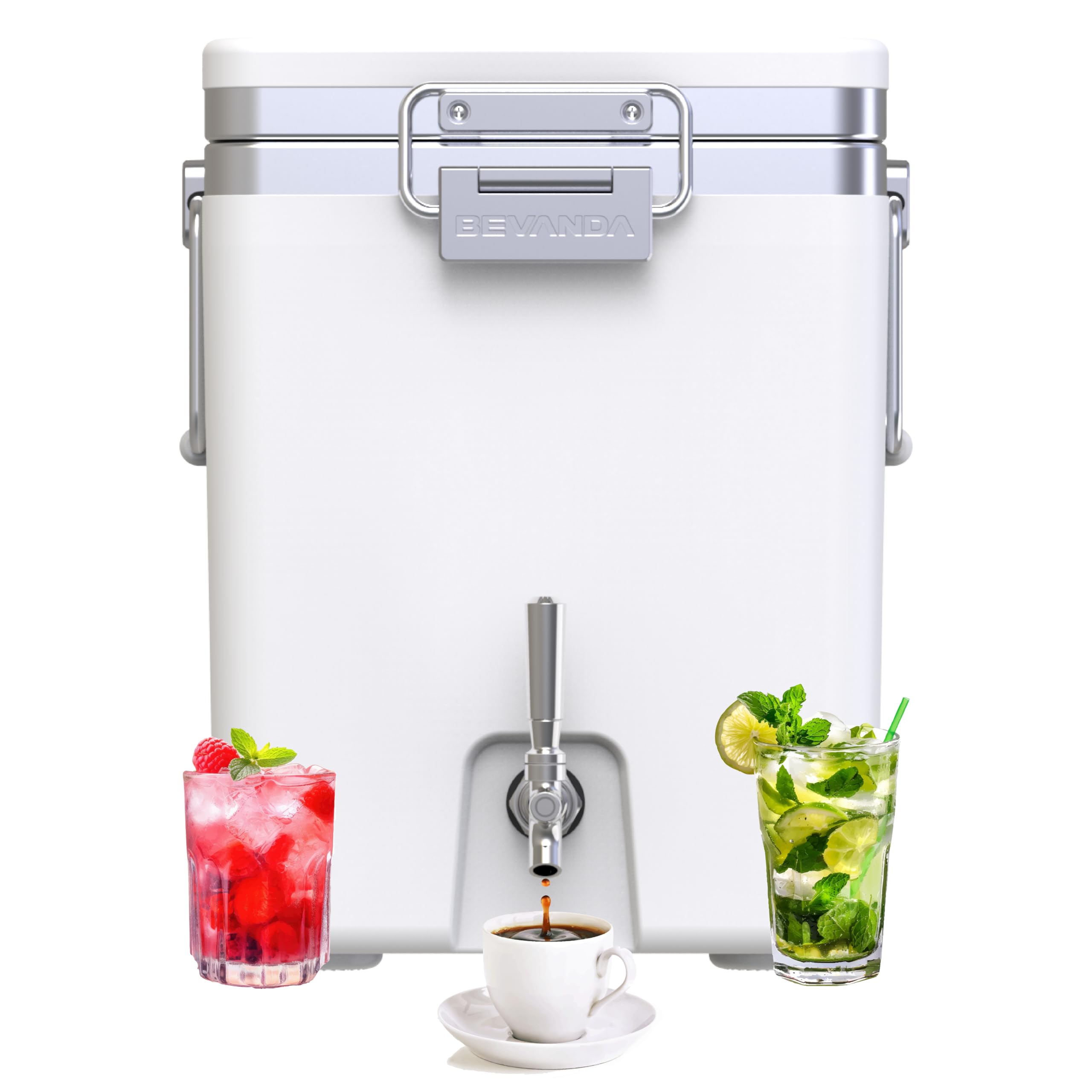 Distributeur De Boissons Isotherme 10L – Acier Inox, Robinet, Pour Camping, Fêtes, Restauration - 3
