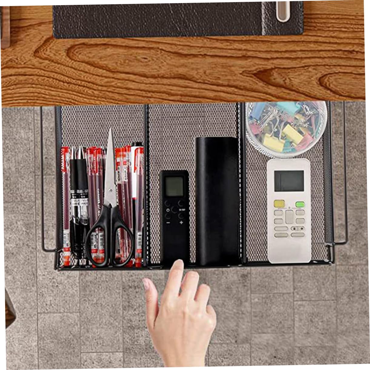 DOITOOL Organisateur De Tiroir Métal Pour Rangement De Documents Support De Bureau Pour Et Articles De Papeterie