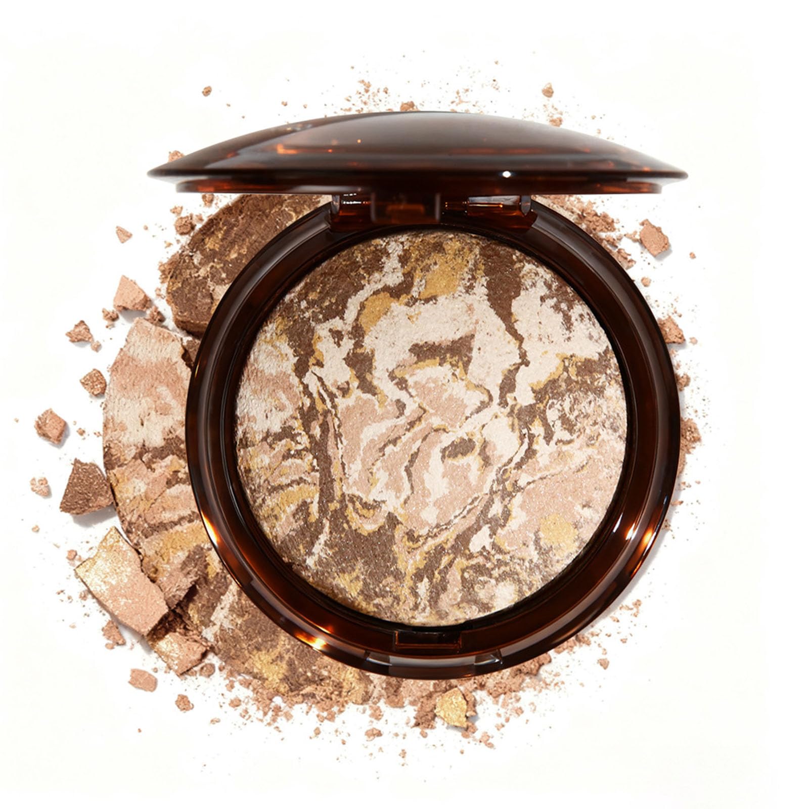 Baked Glow Setting Powder, Moisturizing, Oil-Controlling, And Soft-Focus Setting Powder, Long-Lasting, Lightweight, And Waterproof, Skin Tone Correction, Create a Natural Makeup Look
