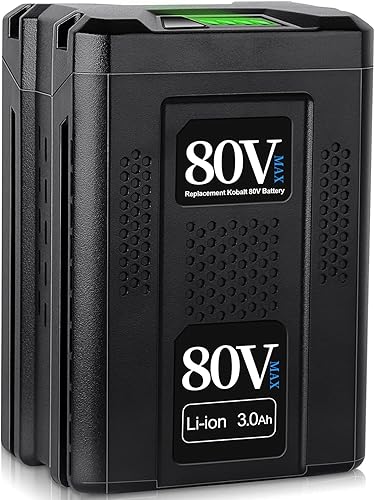 Reemplazo de batería de 3.0Ah para batería Kobalt de 80 V KB2580-06 KB680-06 KB280-06 KB3080-06 2910303-RC Kobalt 80 V repuesto de batería (no para