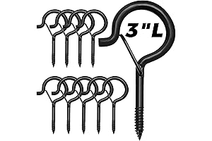 10 PCS 3 inches Q-Hanger Hooks with Safety Buckle - Heavy Duty...