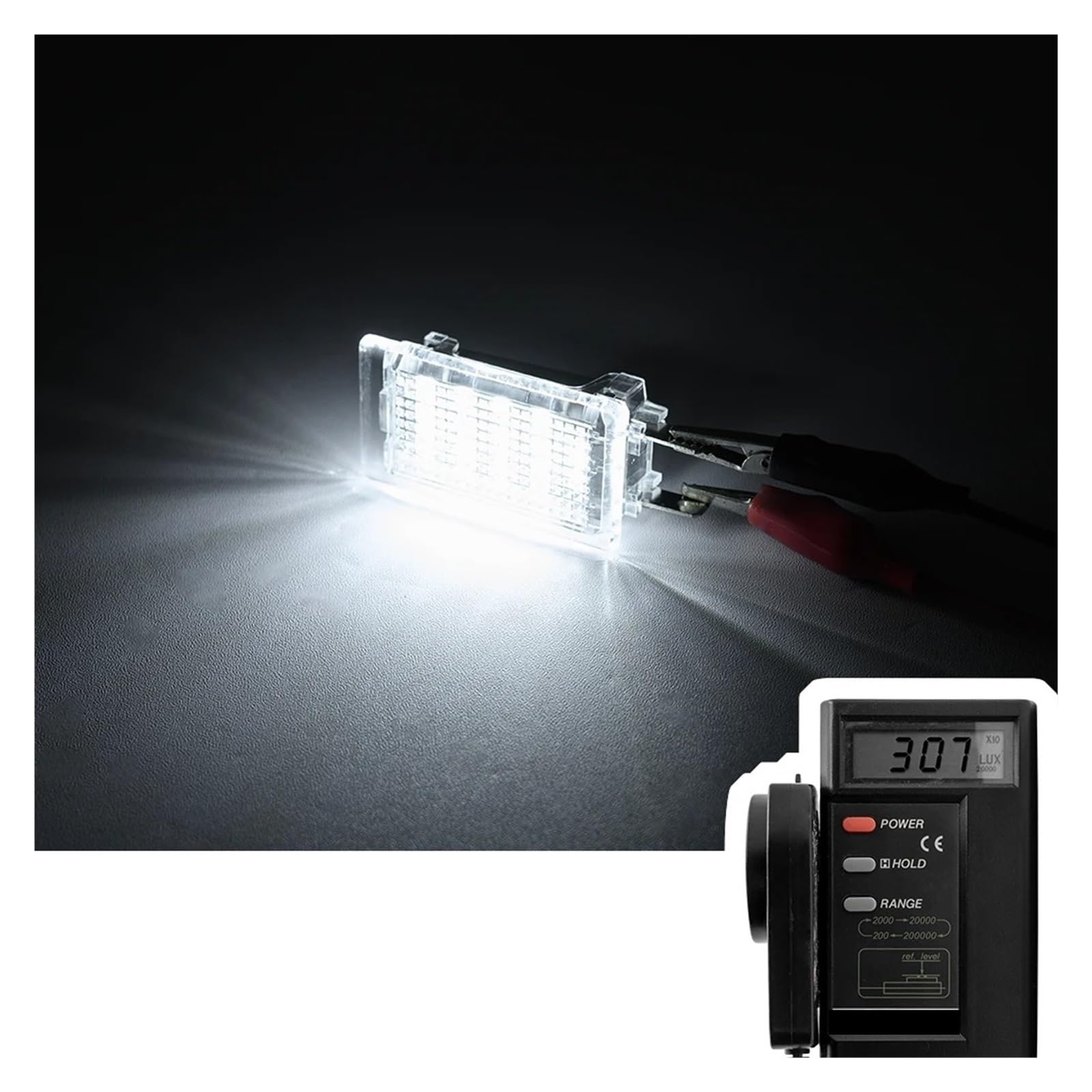 impermeable Para Opel/Vauxhall Para Corsa D S07 2006-2014 Iluminación Interior Coche SMD LED Debajo Espacio Para Los Pies/equipaje Maletero/guante Led blanco luz matrícula(4x F R Footwell)