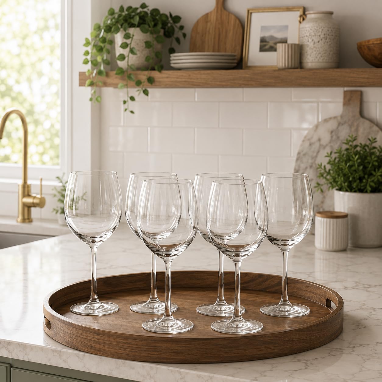 IKEA SVALKA Rotweingläser aus Klarglas; (30cl); 6 Stück Küche, Haushalt & Wohnen