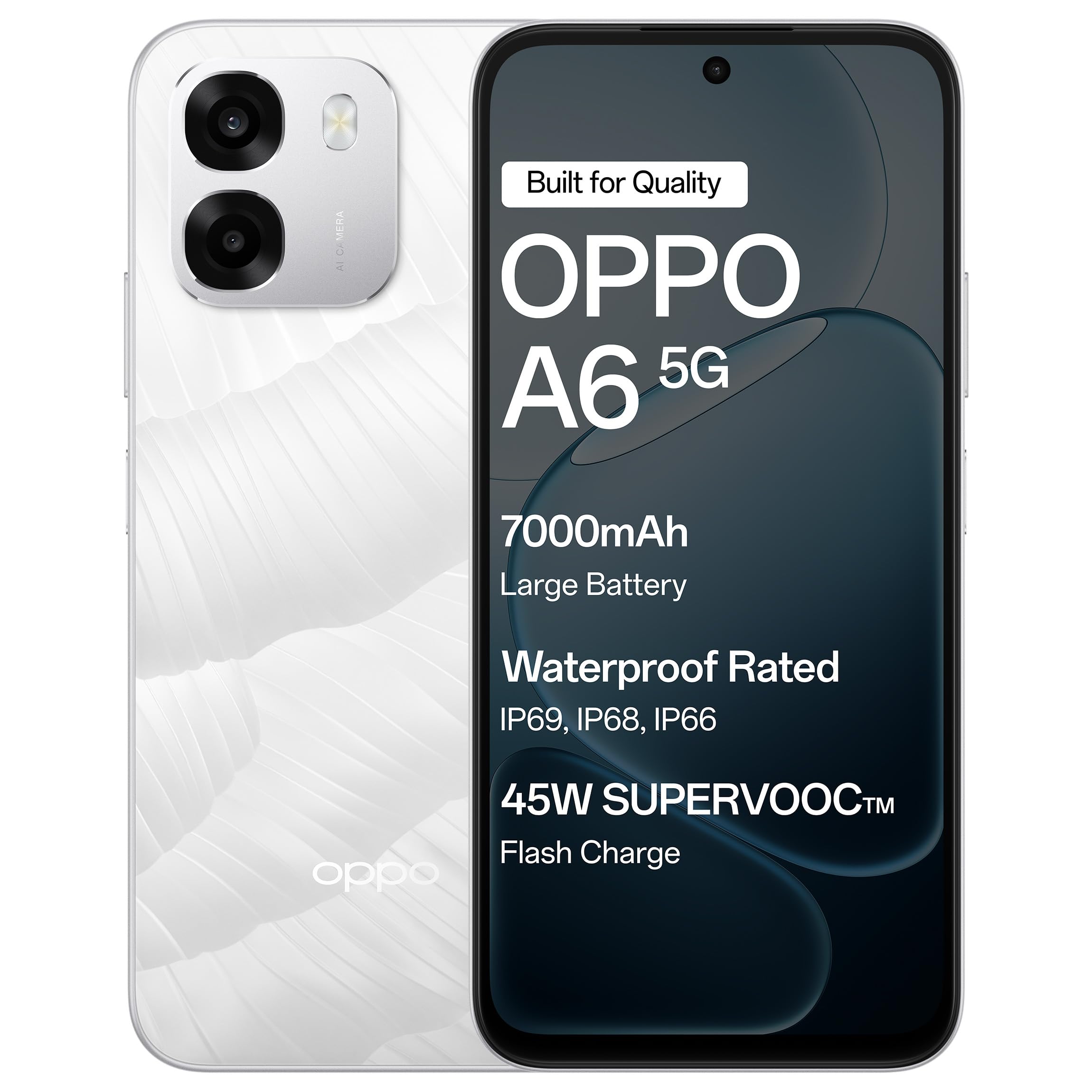 Oppo A6 5G (Ice White, 6GB RAM,128GB Storage) with No Cost EMI/Additional Exchange Offers-image-23