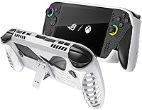 Vista 11 de Funda protectora con función atril para Rog Ally X/Rog Ally 2025 - Funda de TPU a prueba de golpes con soporte, antideslizante y anticolisión Negro