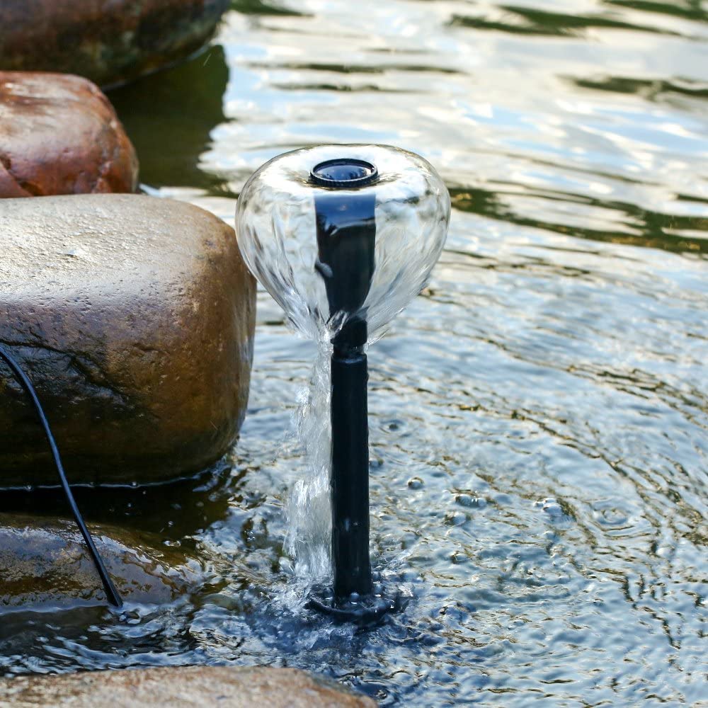 Amazon.com: Decdeal 10W 160GPH Submersible Water Pump Fountain with LED  Light for Aquarium Fish Tank Pond Garden 600L/H AC 110V : Pet Supplies