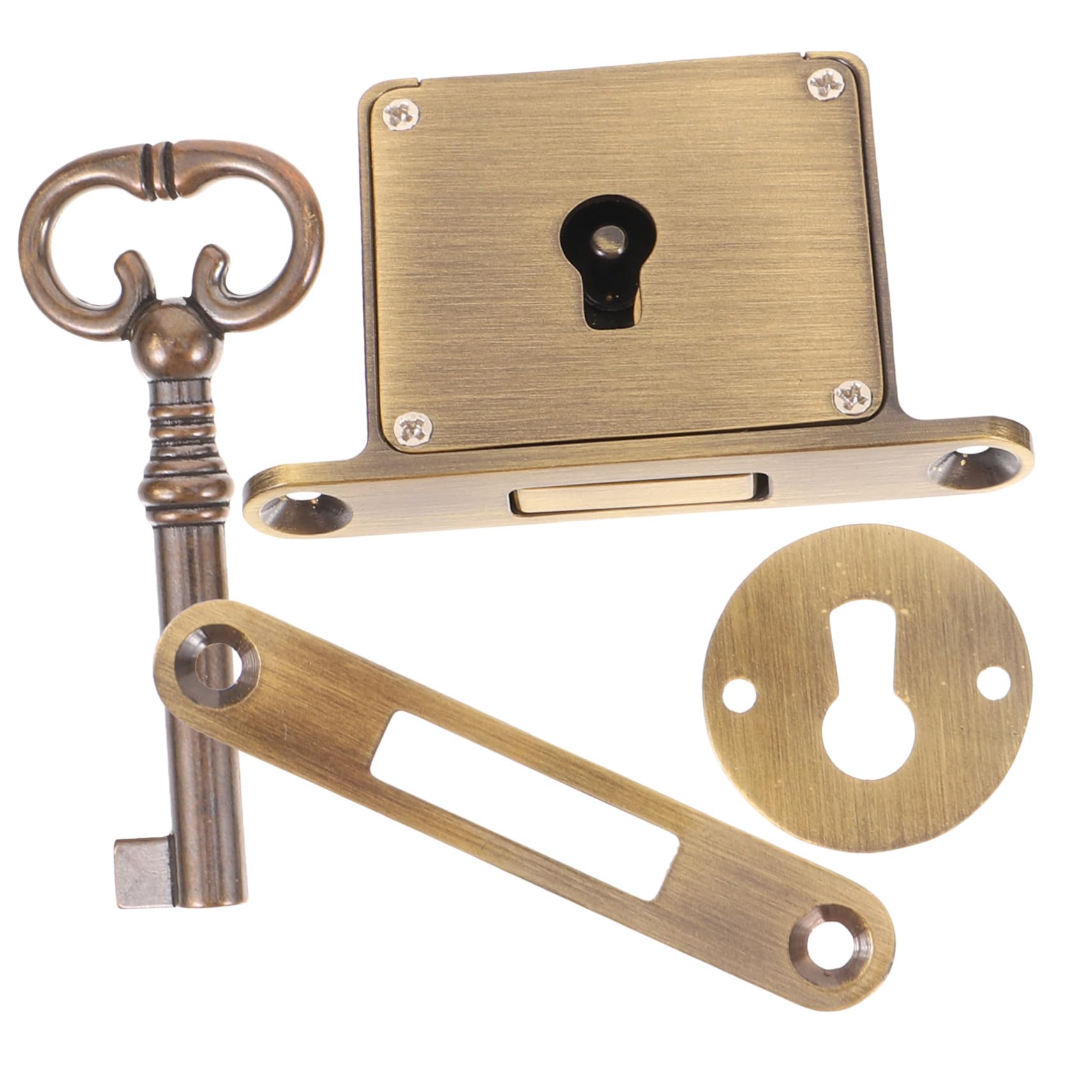 HOMSFOU 3sets Serratura Per Vintage Per e Mobiletti Facile Installazione Design Per Valuables e