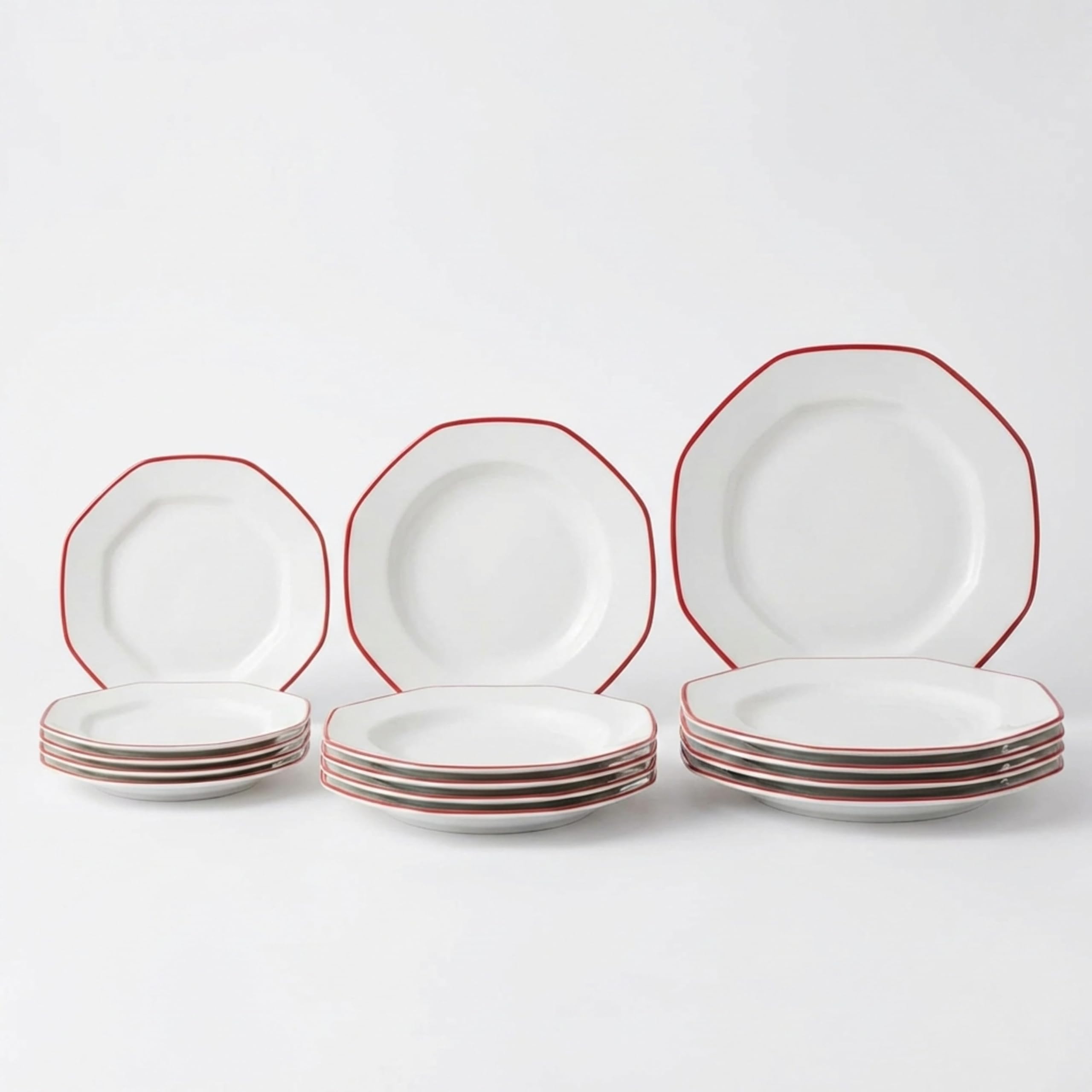 SANTA CLARA | Vajilla Completa 12 Piezas Cerámica Stoneware Redonda para 4 Personas, Apta Microondas y Lavavajillas, Vajilla Coimbra con Diseño Tradicional para Hogar y Cocina — view 12