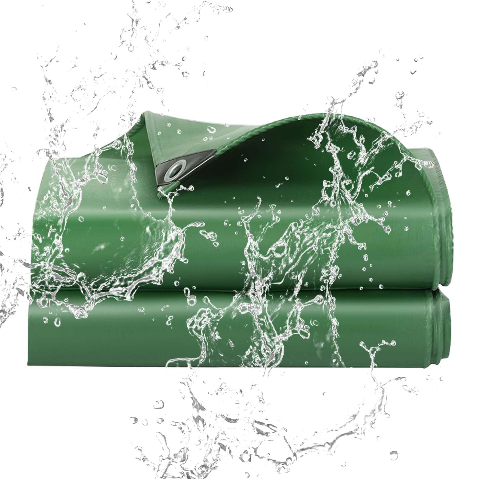 SRHIMEOS 2.5x3 Telone Occhiellato Resistente Impermeabile, Telo in PVC per Esterno Occhiellato, Telo di Protezione Pesante, Teloni Impermeabili, Telo di Copertura Multiuso